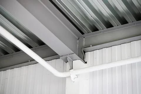 Heating from the ceiling and part of the design on the ceiling Stock Photos