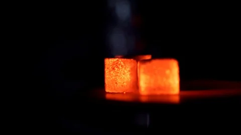 Heating up the coal Stock Footage 101783578