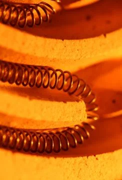 Heating coil Stockfoto's
