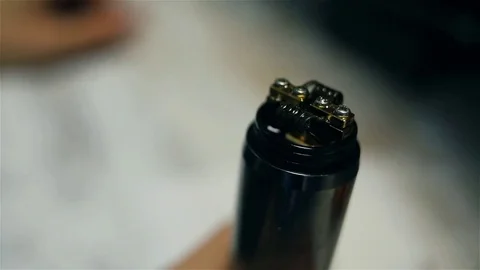 Heating of coils with a large release of steam. Stock Footage 73016725