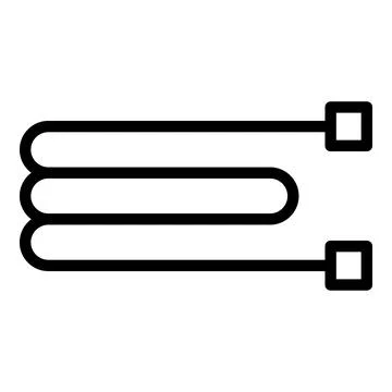 Heating control icon outline vector. Radiator heater Illustrazione stock