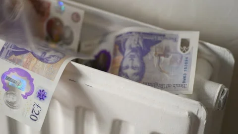 Heating cost. Stock Footage 321690618
