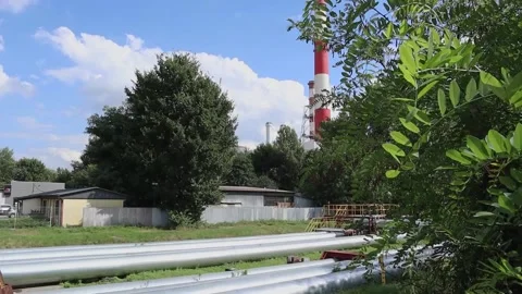 Heating main. Stock Footage 138143449