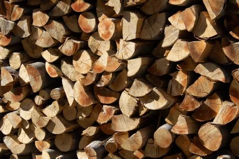 Heating materials in winter in the cold regions. Stock Photos