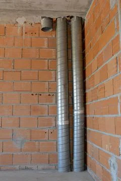 Heating Piping Stock-Fotos