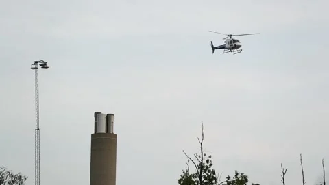 Heating plant fire Stock Footage 196936449