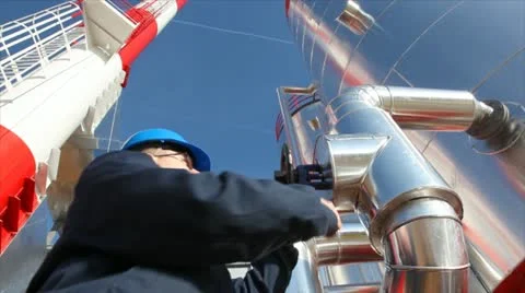 Heating plant Stock Footage 24651711