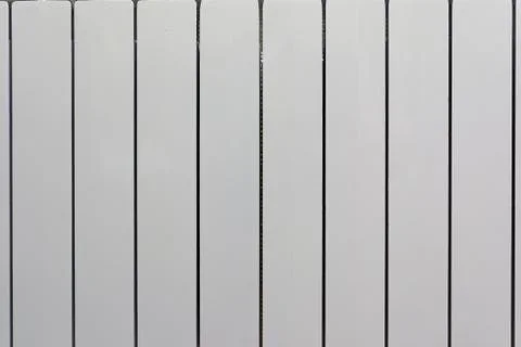 Heating radiator isolated on white background Foto stock