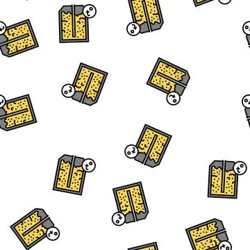 Heating semiconductor manufacturing vector seamless pattern Stock Illustration