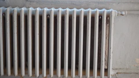 Heating system in action during the winter season Stock Footage 317360899