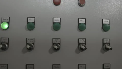 Heating system control panel, 4K slow motion Stock Footage 270810362