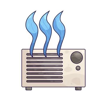 Heating system illustration Stock Illustration