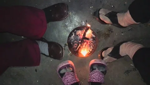 Heating in winter Stock Footage 35520319