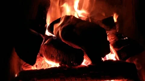 Heating with wood in a brick oven Stock Footage 196149784