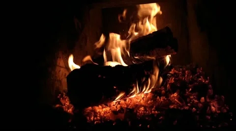 Heating with wood for heating a dwelling. Stock Footage 205070413