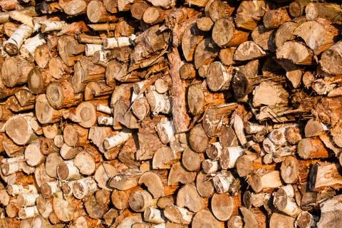 Heating woods Stock Photos