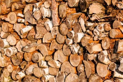 Heating woods Stock Photos