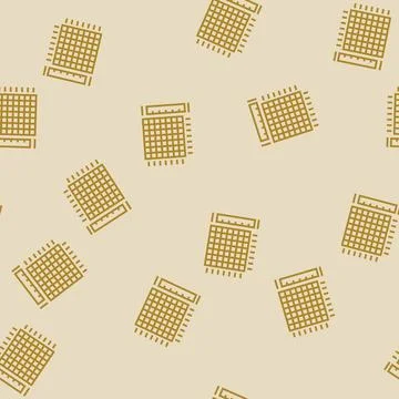 Heatmap big data line seamless pattern Illustrazione stock