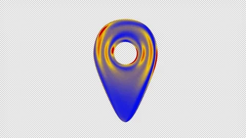 Heatmap Map Icon Loop Animation | Stock Video | Pond5