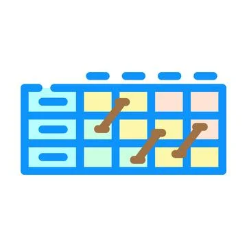 Heatmap risk color icon vector illustration Illustration