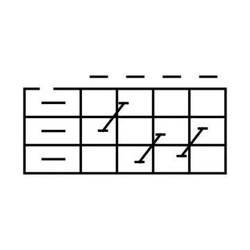 Heatmap risk line icon vector illustration Illustration