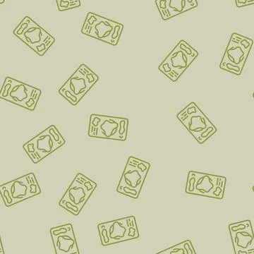 Heatmap ux ui design line seamless pattern Stock Illustration