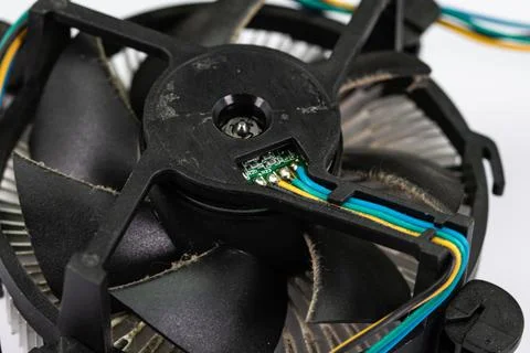 Heatsink of a computer matre card Stock Photos