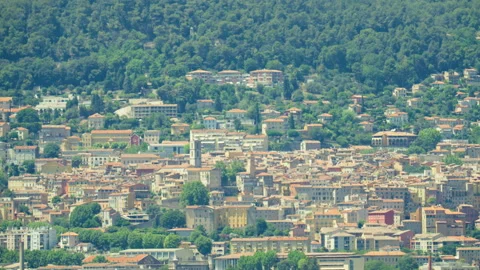 Heatwaves sweep over Grasse on the Cote d'Azur 스톡 동영상 234455219