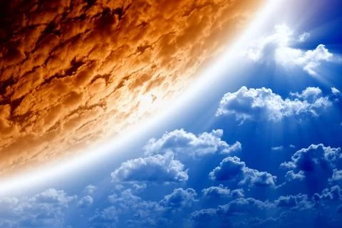 Heaven and hell Illustration