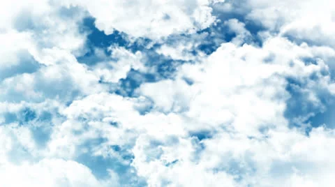 Heaven Camera Fly through Clouds and Sky Animation Stock Footage 27195195