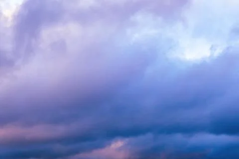 Heaven evening cloudscape after overcast day. Foto stock