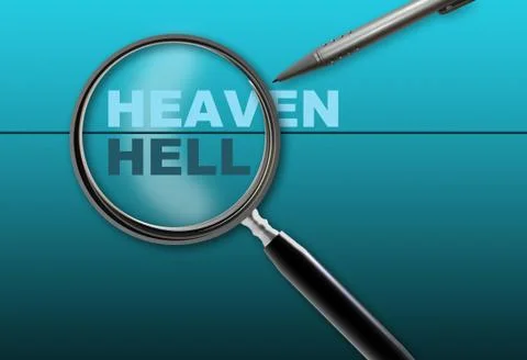 Heaven - hell Stock-Illustration