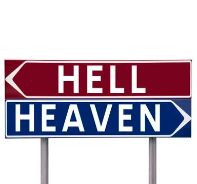 Heaven or Hell Stock Illustration