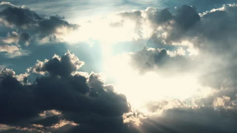 Heaven Sky view from above the clouds Vídeos de archivo 336482407