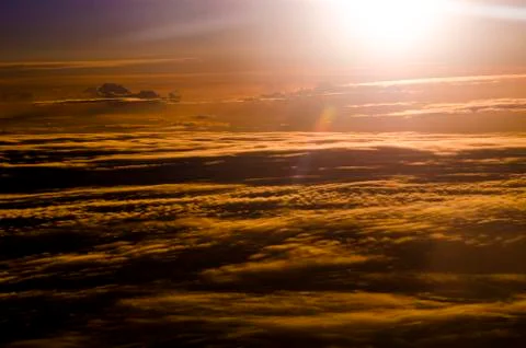 Heaven sunset Stock Photos