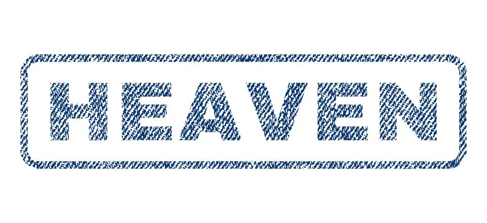 Heaven Textile Stamp Illustration