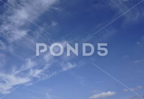 Heavenly blurry clouds blue sky Stock Photos