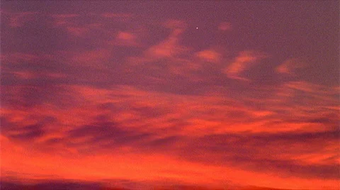 Heavenly Cloud Stream Sunset 480x270 Stock-Footage 532089