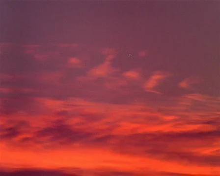 Heavenly Cloud Stream Sunset PAL Video stock 532091