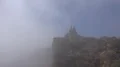 Heavenly clouds and fog timelapse on rocky mountain peak in La Palma island 4k or 4k+ Resolution