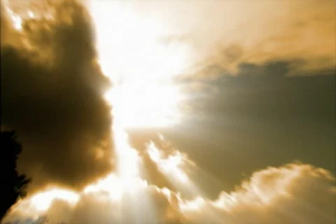 Heavenly clouds Stock Footage 1064584