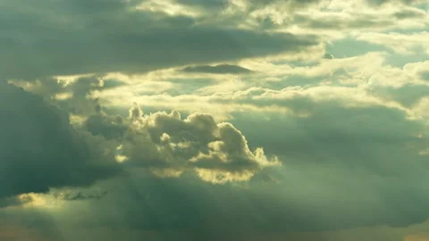 Heavenly clouds Stock Footage 218312936