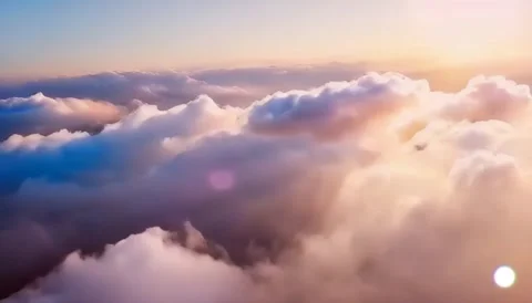 Heavenly Clouds Sunrays 스톡 동영상 249120415