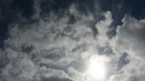 Heavenly Cloudscape – Covered Sky in Soft Light and Motion Vídeos de archivo 315154689