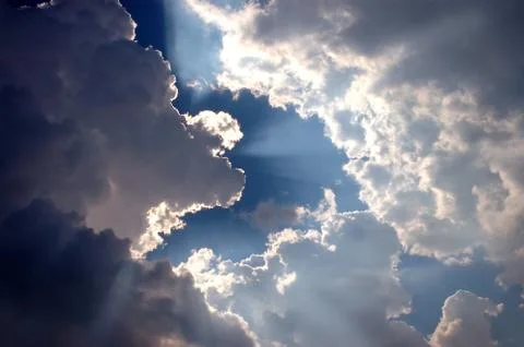 Heavenly Cloudscape Stock Photos