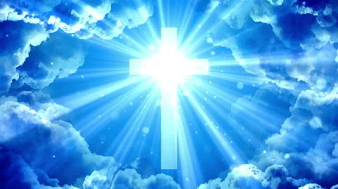 Heavenly Cross Stock Footage 60232099