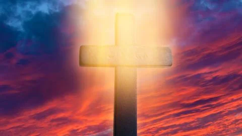 Heavenly Cross Stock Photos