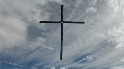 Heavenly Cross Time Lapse Vídeos de archivo 1089877