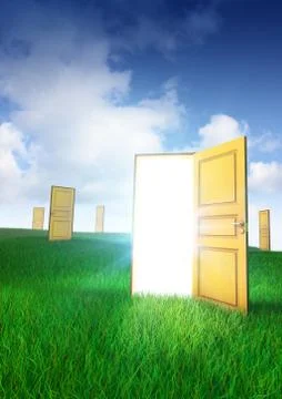 Heavenly door Stock-Fotos