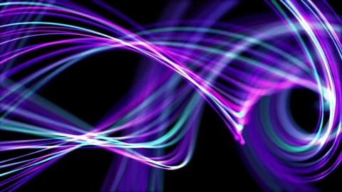 Heavenly Feathers of Peacock Abstract Motion Background Seamless Loop Purple Stock-Footage 72129147